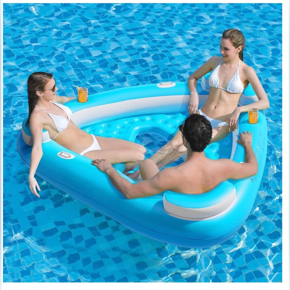 Jasonwell Floating Island Pool Float.